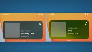 ios 15 beta 3 music widget