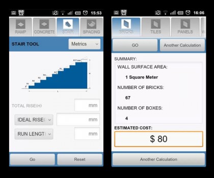 HandyMate Pro measurement and cost calculator