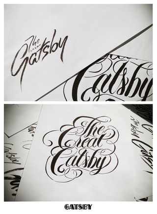 Great Gatsby typography