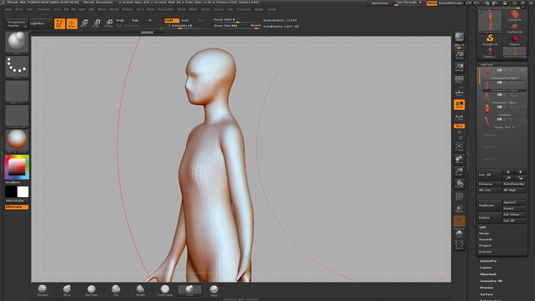 Working over the entire figure at the early stages gives a good feel for the direction you're headed.