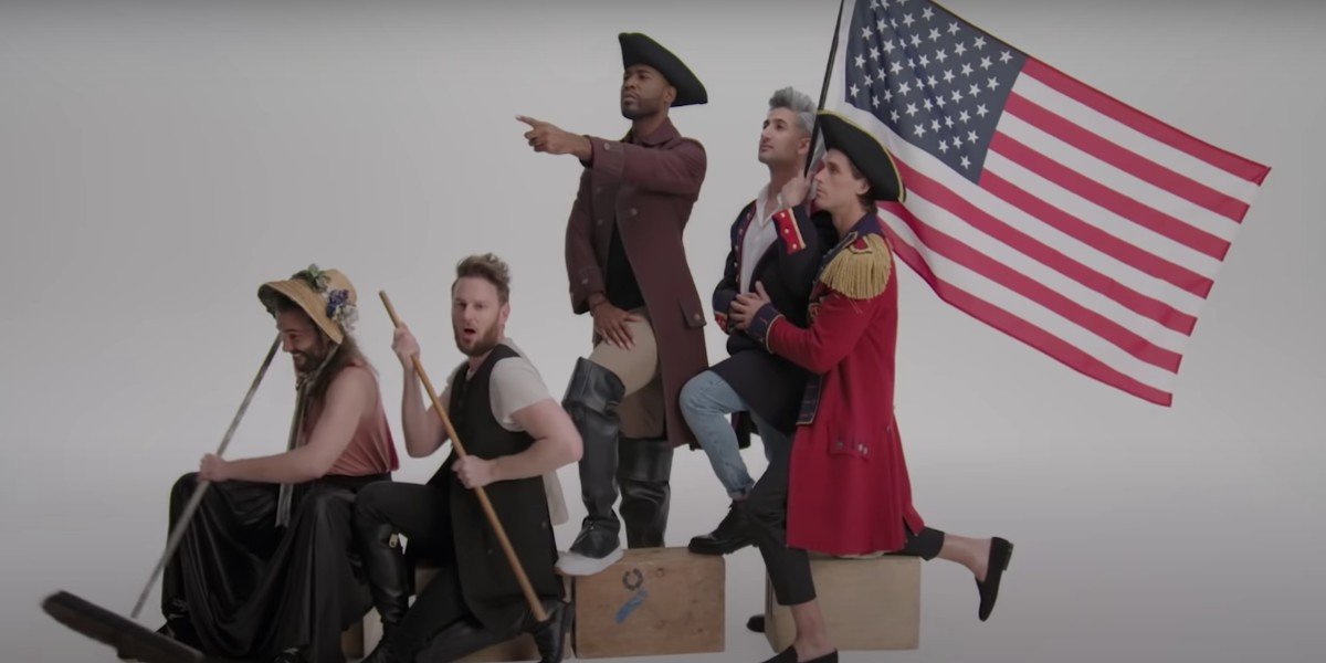 Jonathan Van Ness, Antoni Porowski, Tan France, Karamo Brown, and Bobby Berk in Queer Eye