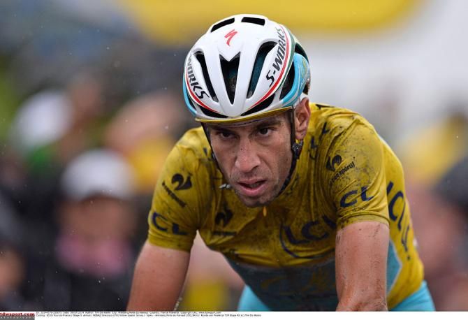 Race leader Vincenzo Nibali