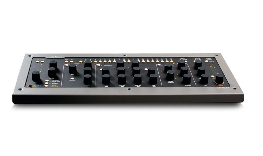Console 1 is housed in a sturdy metal case about the size of a computer keyboard