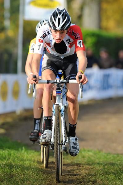 The favoured Mathieu Van Der Poel finished just off the podium in 4th place.