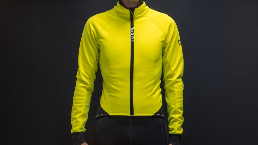 Gore Wear C5 Gore-Tex Infinium Jacket against a dark background