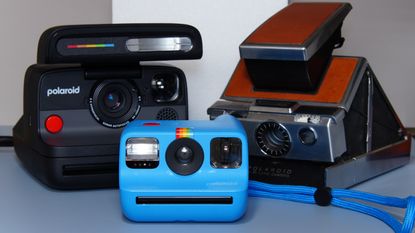 The three cameras which would make my dream Polaroid - the Polaroid Flip, the Polaroid SX-70 and the Polaroid Go (Gen 2).