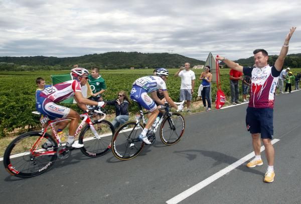 The break of the day goes through the feed zone