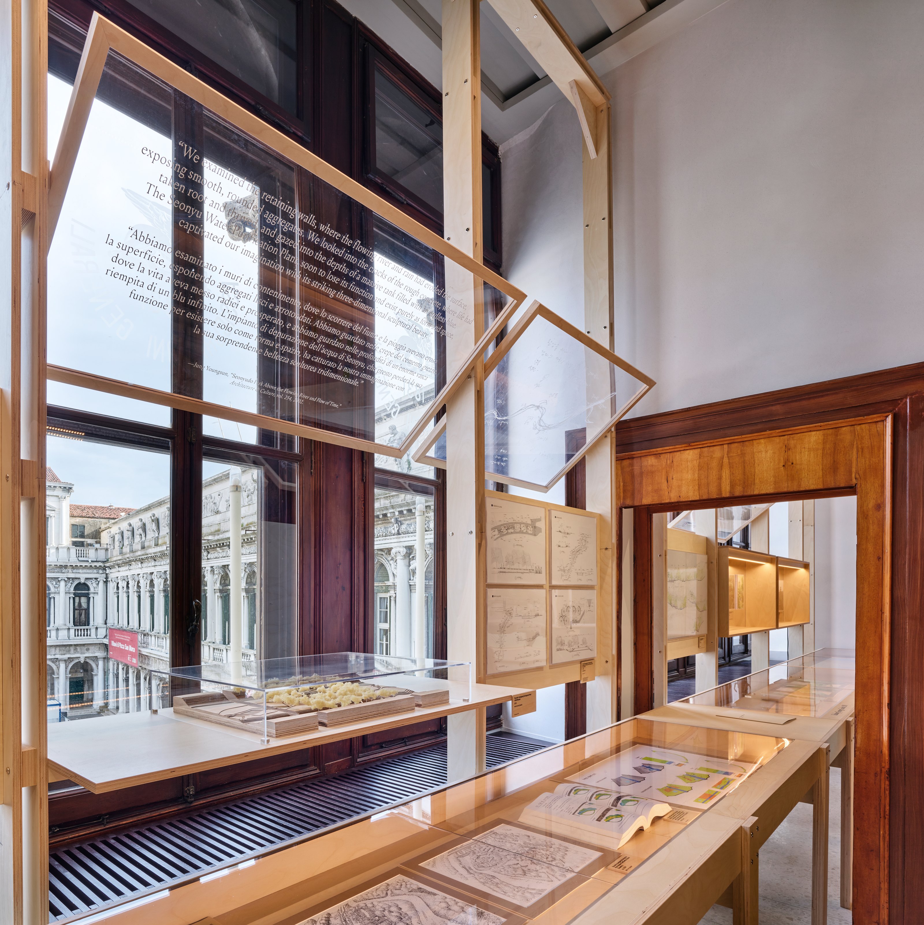 Exhibition view, For All That Breathes on Earth: Jung Youngsun and Collaborators, SMAC, Venice, 2025. Photo: Kim Yongkwan