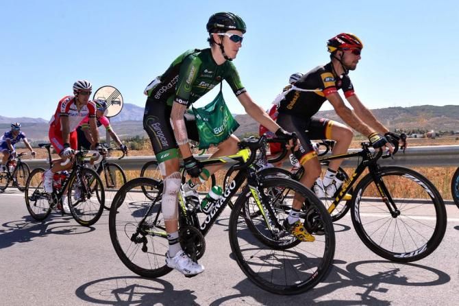A bandaged Romain Sicard (Europcar)