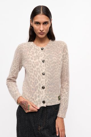 Leopard Printed Cardigan