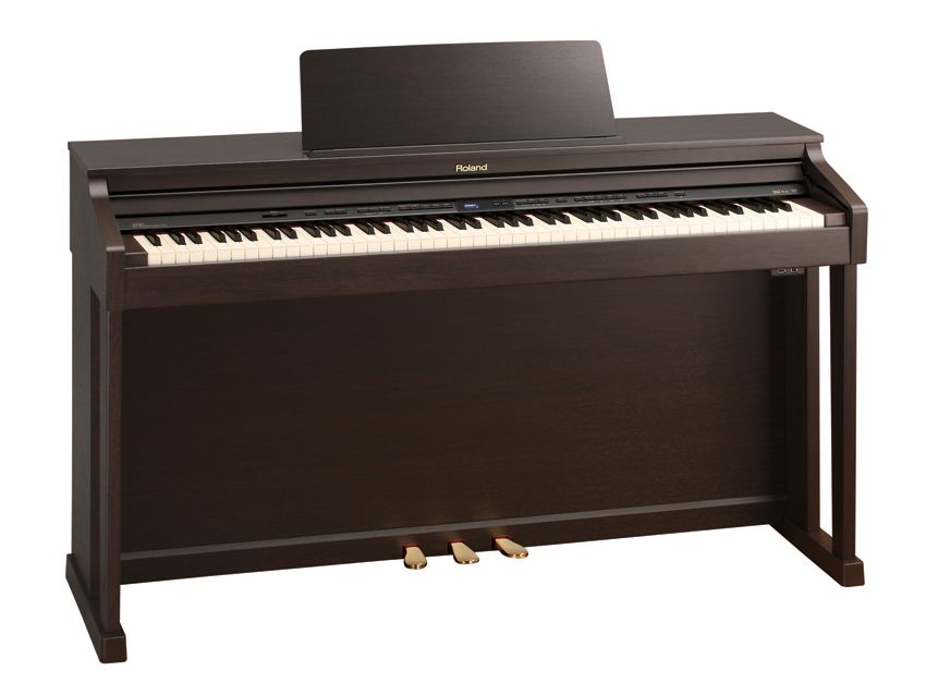 The entry-level Roland HP503 in Satin Rosewood finish.