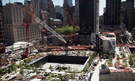 The site as seen from above