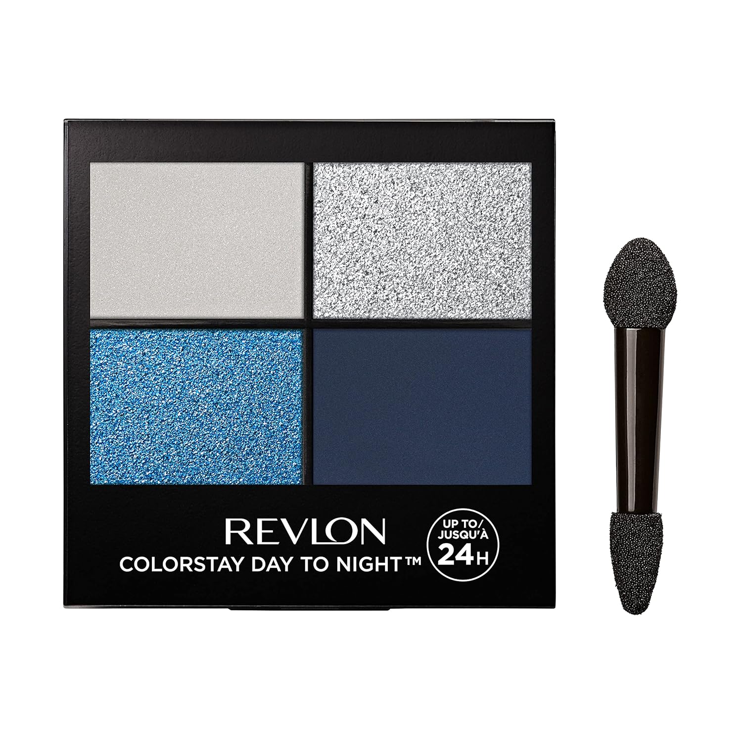 Revlon Colorstay Day to Night Eyeshadow Quad, Longwear Shadow Palette With Transitional Shades and Buttery Soft Feel, Crease &amp;amp; Smudge Proof, 580 Gorgeous, 0.16 Oz