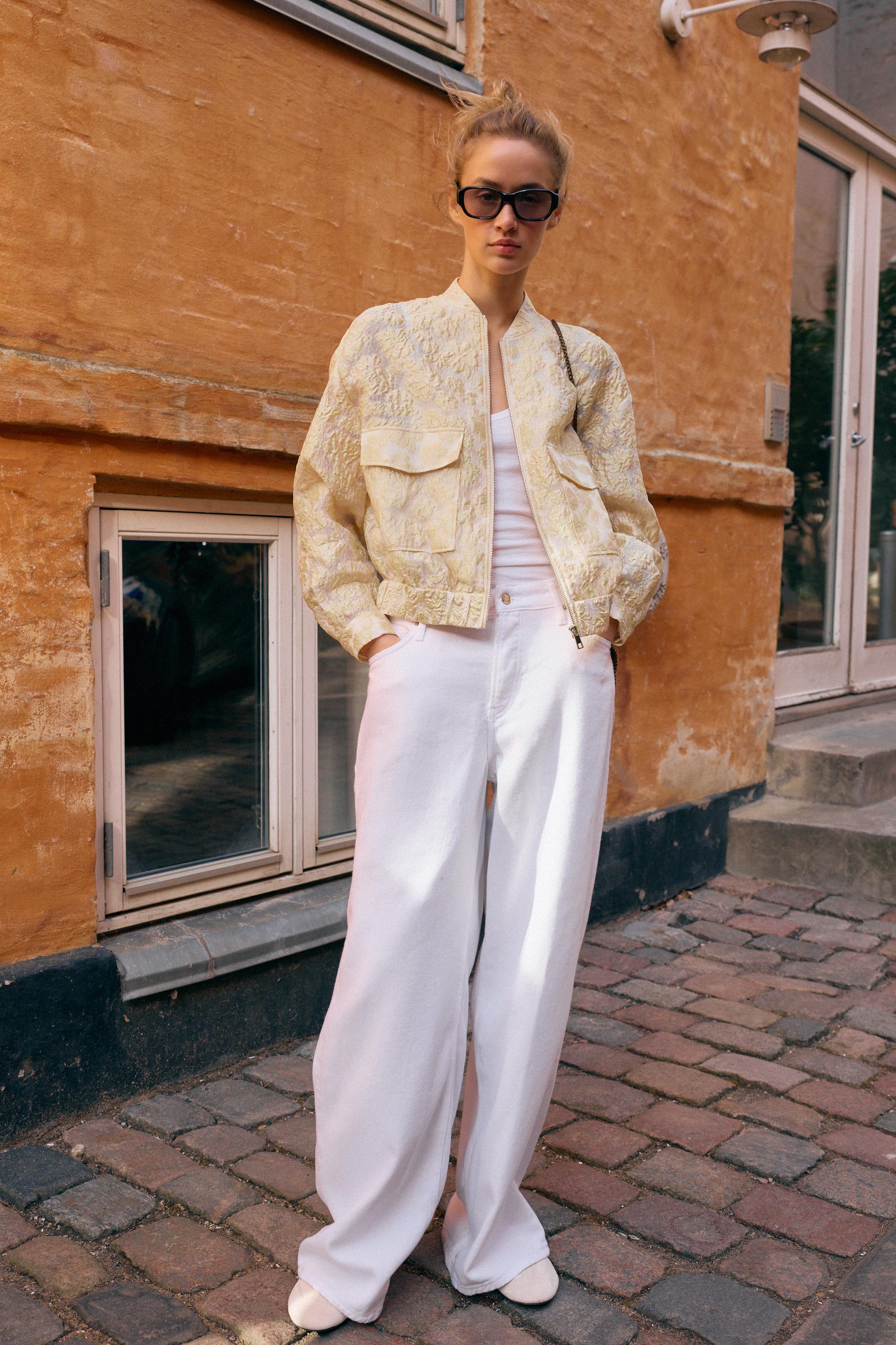 Jacquard Bomber Jacket