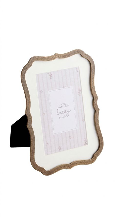 Antique Gold Metal Antique Shaped Photo Frame