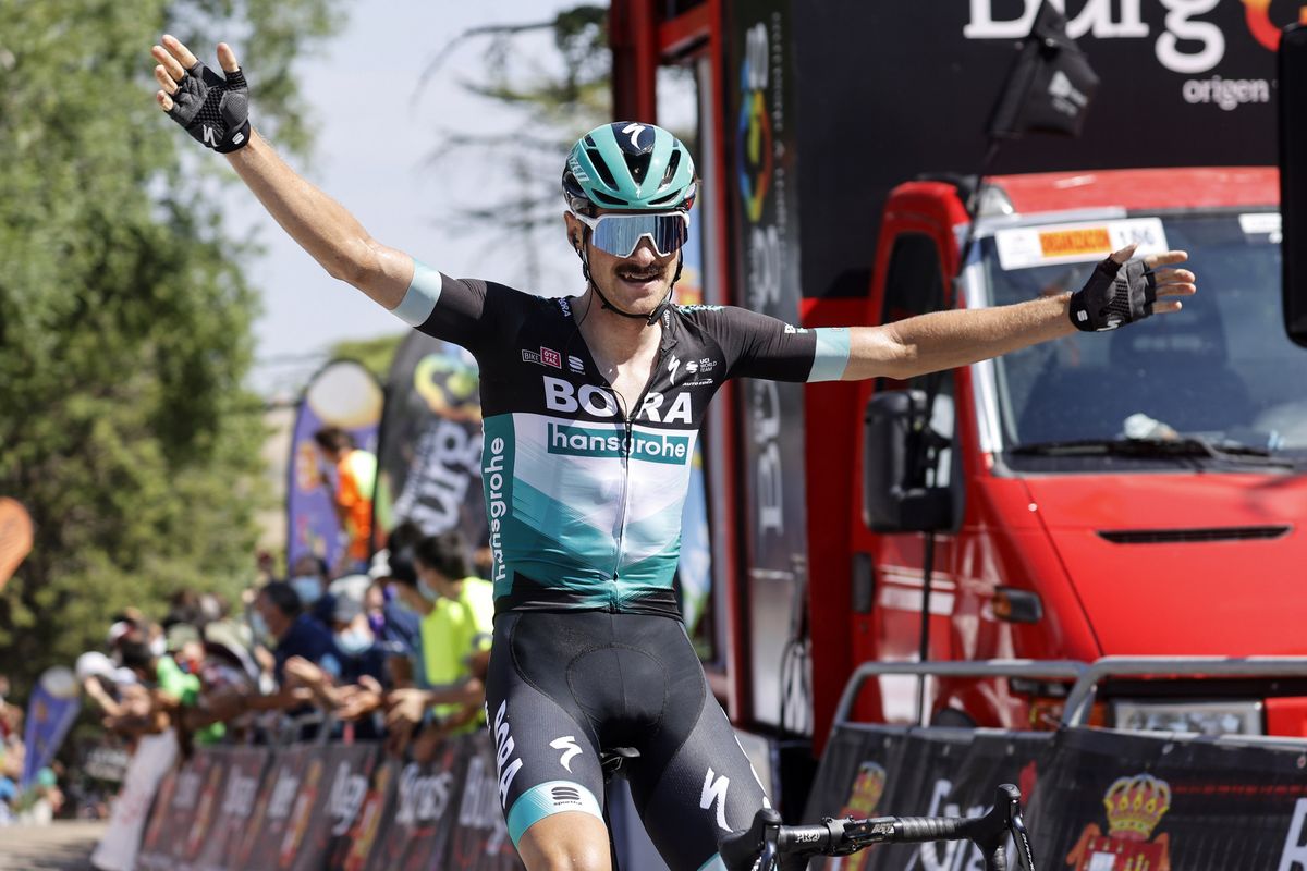 Vuelta a Burgos 2020 42th Edition 1st stage Catedral de Burgos Mirador del Castillo 157 km 28072020 Felix Grossschartner AUT Bora Hansgrohe photo Luis Angel GomezBettiniPhoto2020