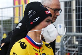 Primož Roglič and his Jumbo-Visma teammates have been wearing face masks throughout the Giro d'Italia