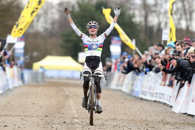 Marianne Vos wins the final world cup in Nommay