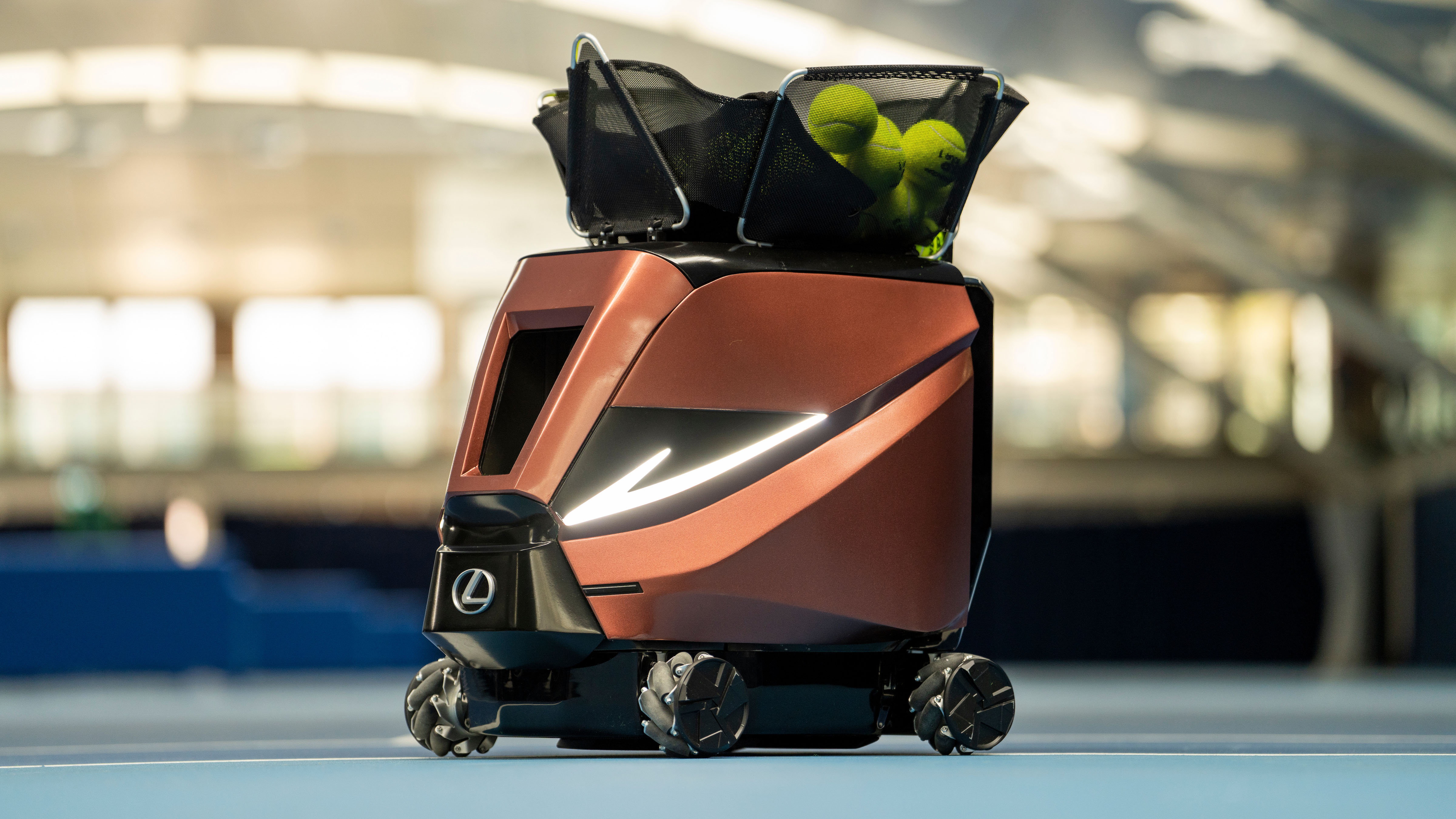 The Lexus tennis machine