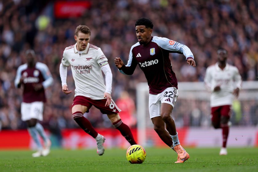 Martin Odegaard and Ian Maatsen face off in the reverse fixture just a few weeks ago