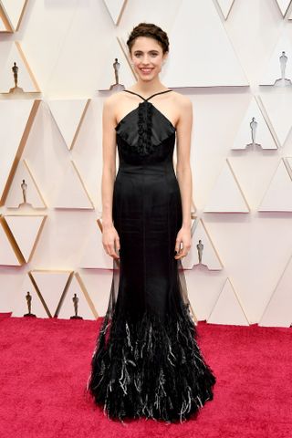 Margaret Qualley attends the 92nd Annual Academy Awards at Hollywood and Highland on February 09, 2020 in Hollywood, California.