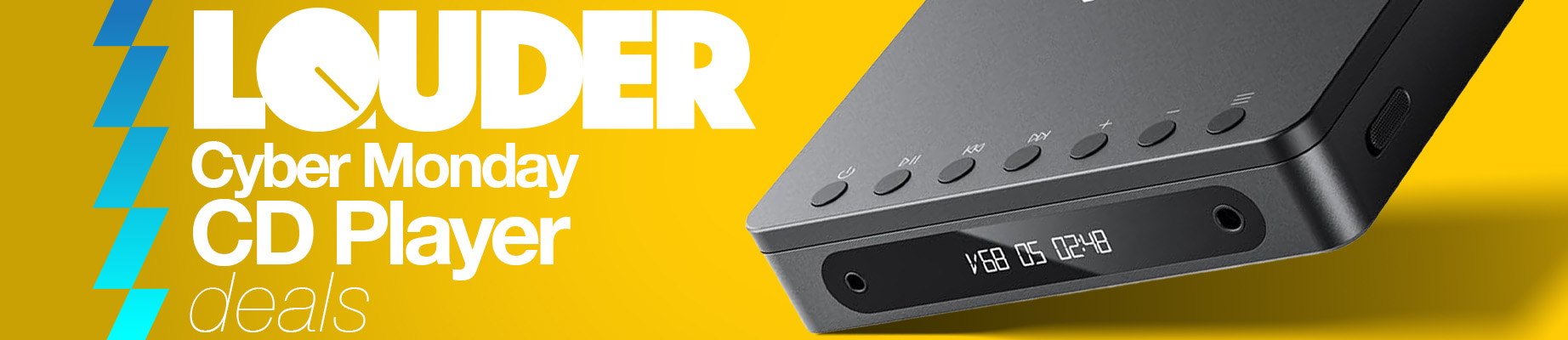 Cyber Monday CD Player Deals - main strap