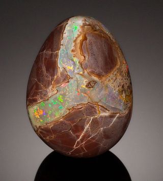 Opal Egg in Rhyolite