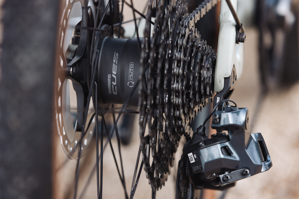 A Shimano Q'Auto rear hub and derailleur