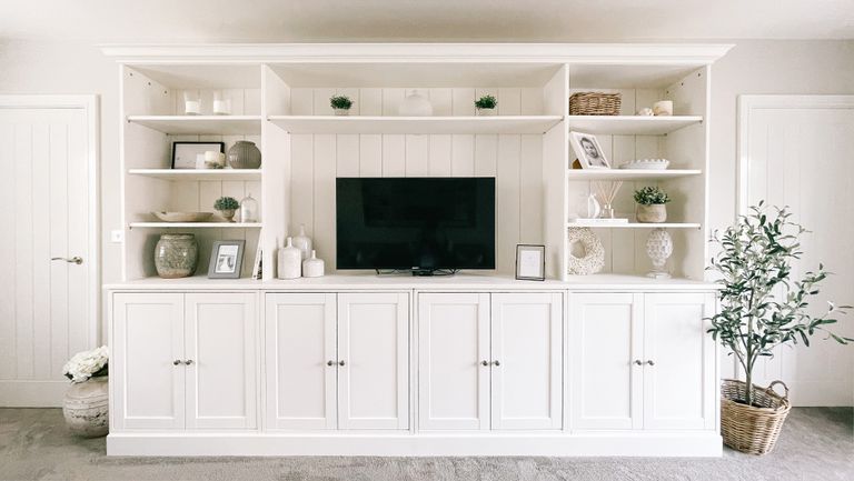 A Designer Has Turned Her Ikea Havsta Into Living Room Staple Livingetc - Living Room Wall Units Ikea