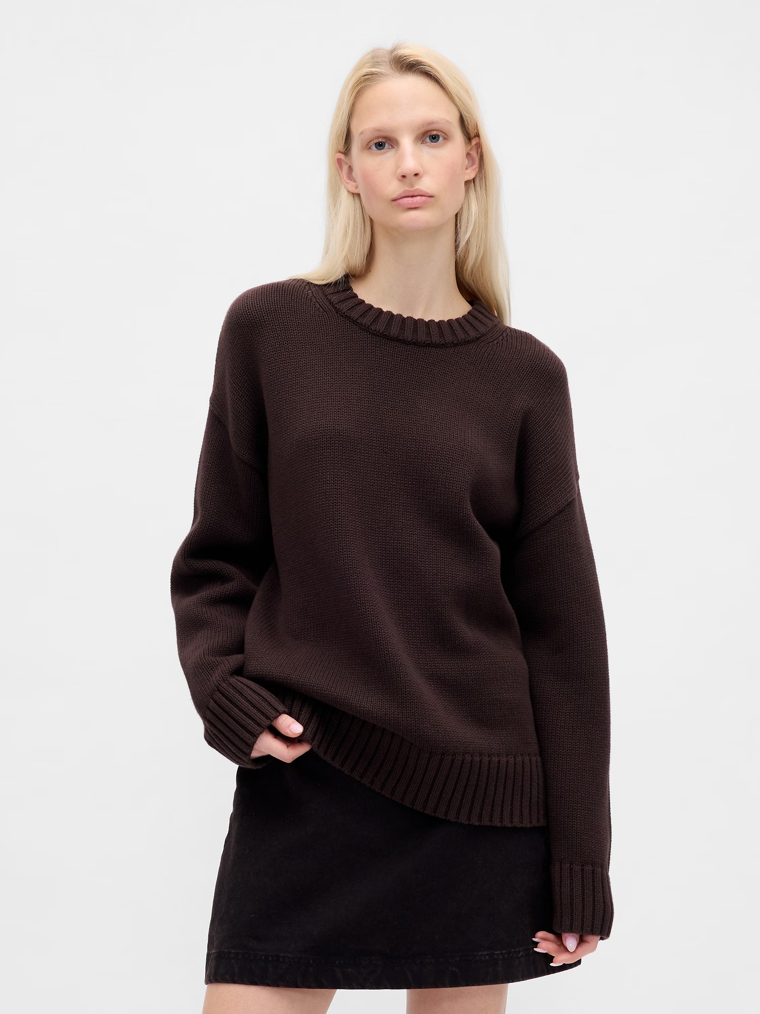 gap, 100% Cotton Oversized Sweater