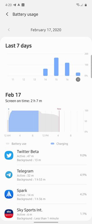 Galaxy Z Flip Battery Life