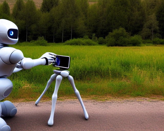 Robot AI image created using Image Diffusion