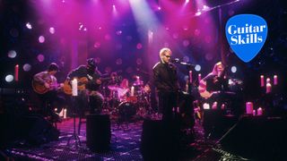 Layne Staley, lead singer of Alice In Chains performing on MTV Unplugged in 1996 