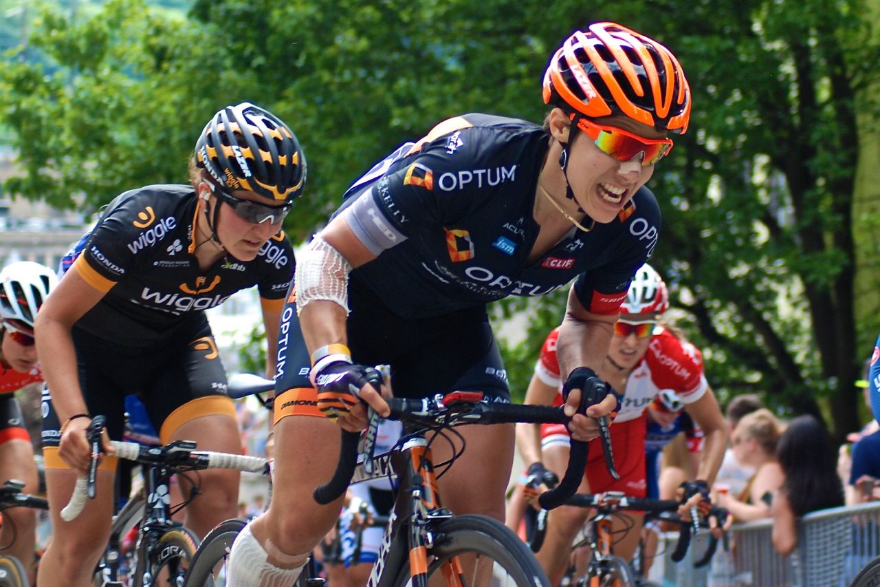 Brianne Walle (Optum) grits it out