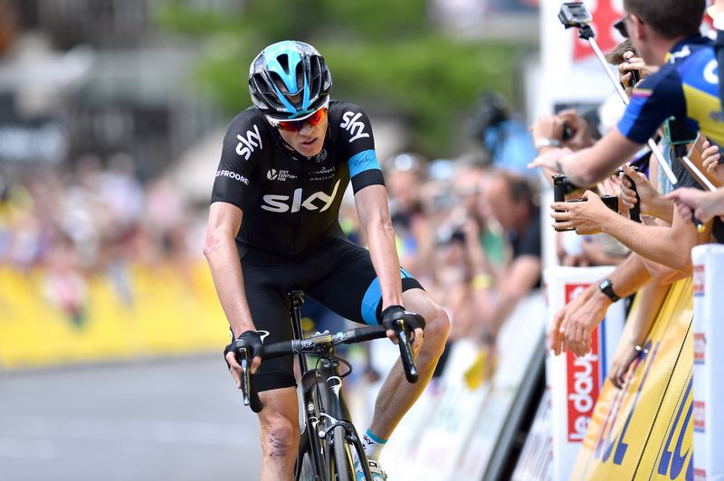 Third place for Chris Froome (Team Sky) today