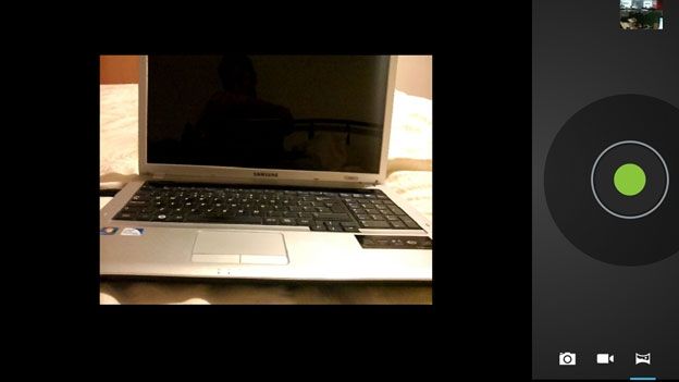Android 4.0 tablets: Panorama mode