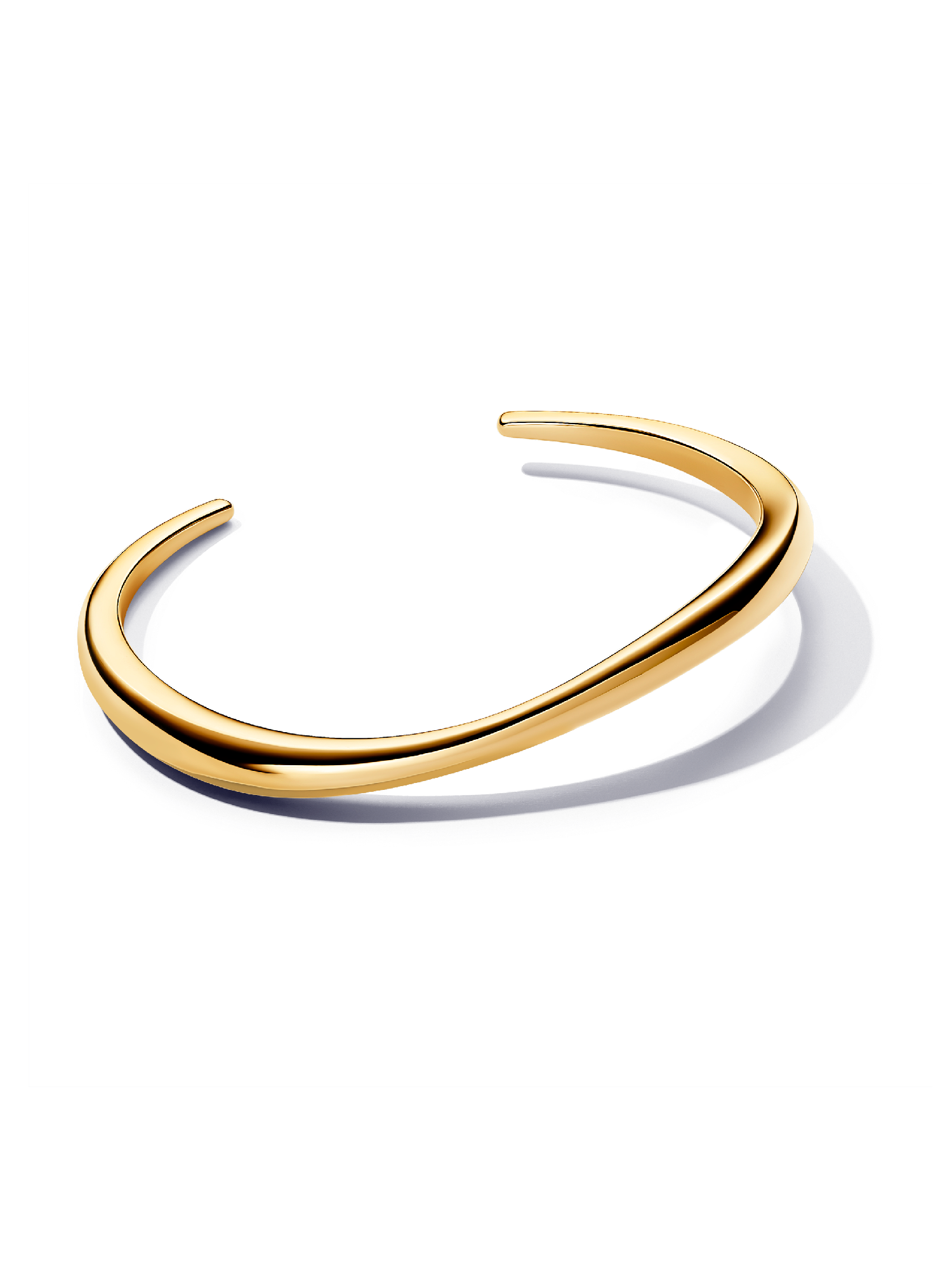 Organically Shaped Open Bangle