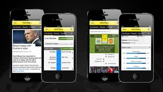 Football on BBC Sport app