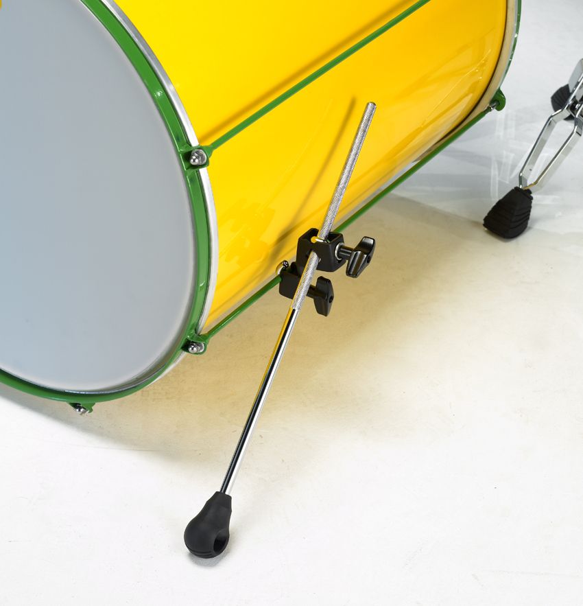 The surdos can be played vertically or horizontally
