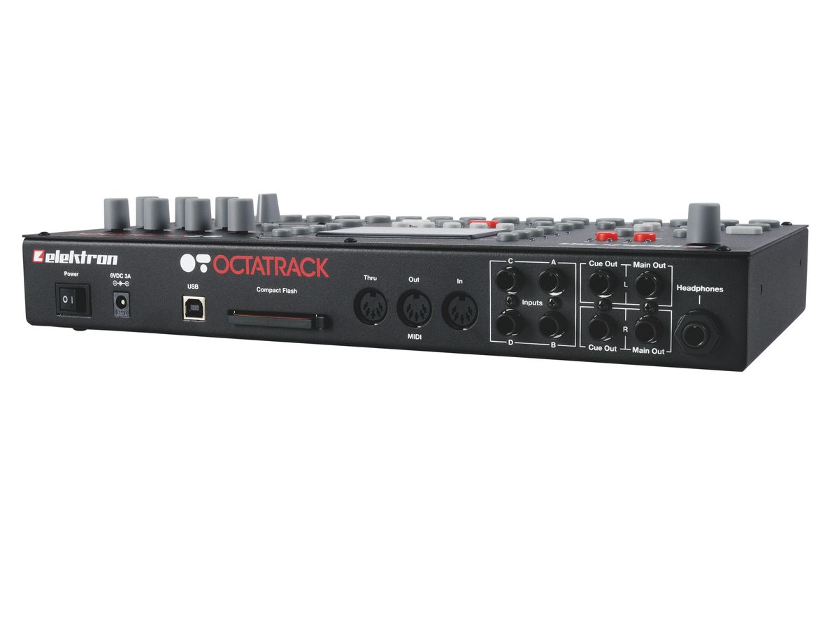 We're a little disappointed that the Octatrack doesn't include individual outputs for each of its eight stereo tracks. The internal effects sound good but it would be nice to route the outputs to a mixer for more versatile options.