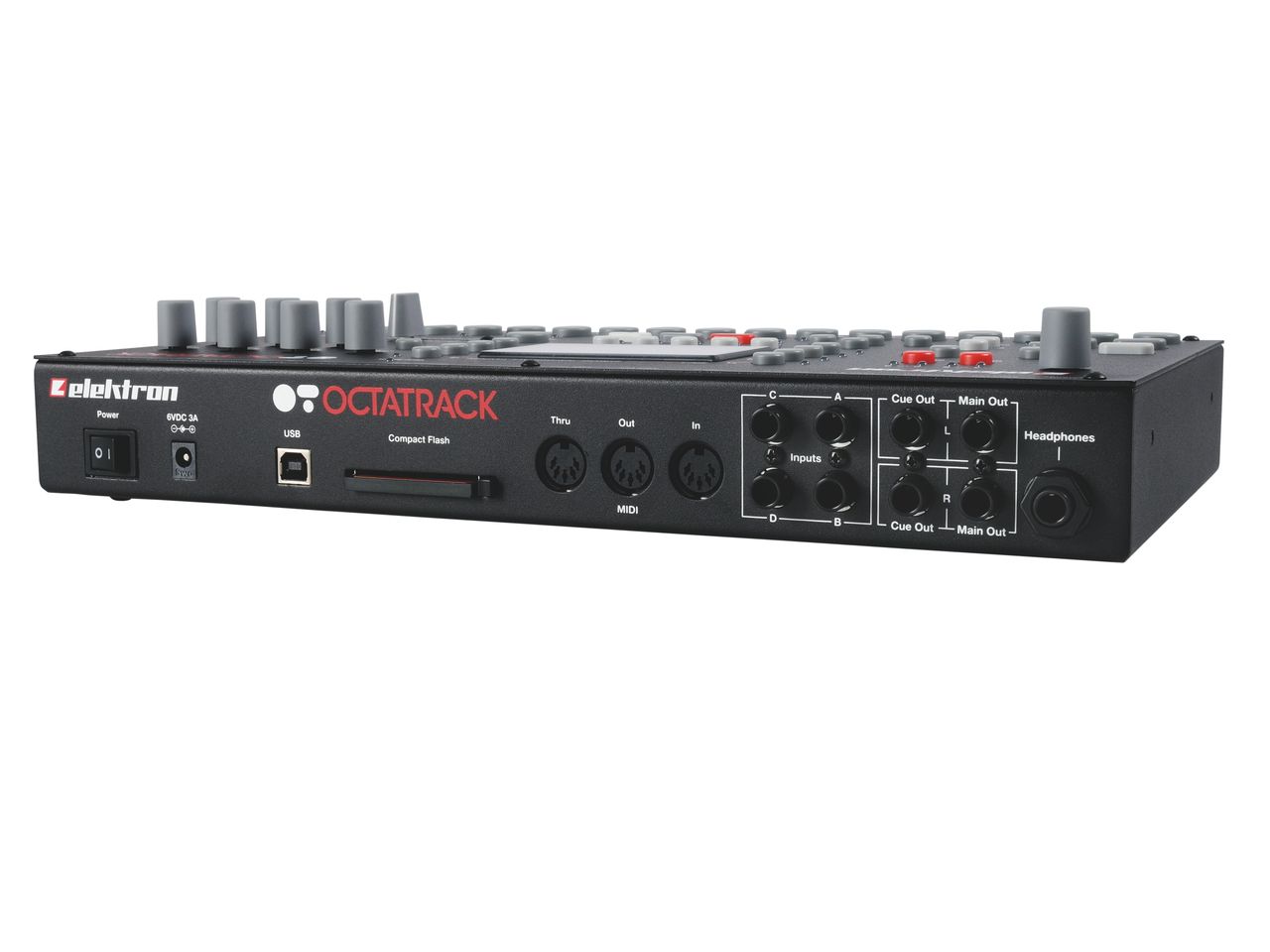 We're a little disappointed that the Octatrack doesn't include individual outputs for each of its eight stereo tracks. The internal effects sound good but it would be nice to route the outputs to a mixer for more versatile options.