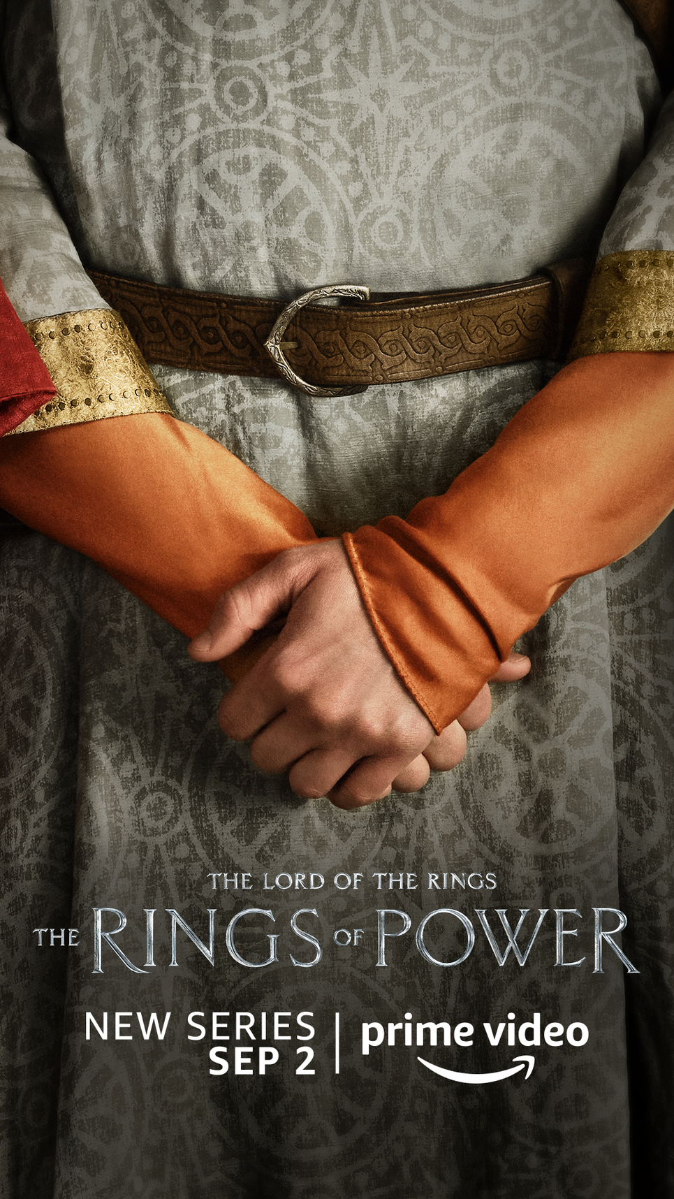 A poster for the Lord of The Rings: The Rings of Power Series