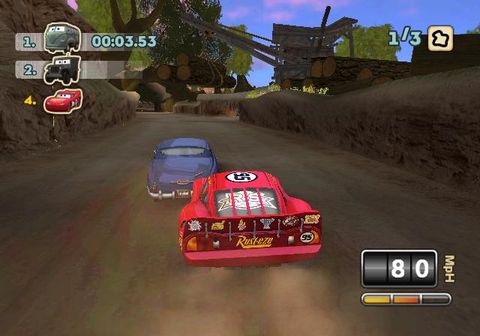 Disney Cars Walkthrough Gameplay Part 2 (X360, PS2, Wii, PC) Chapter 1 