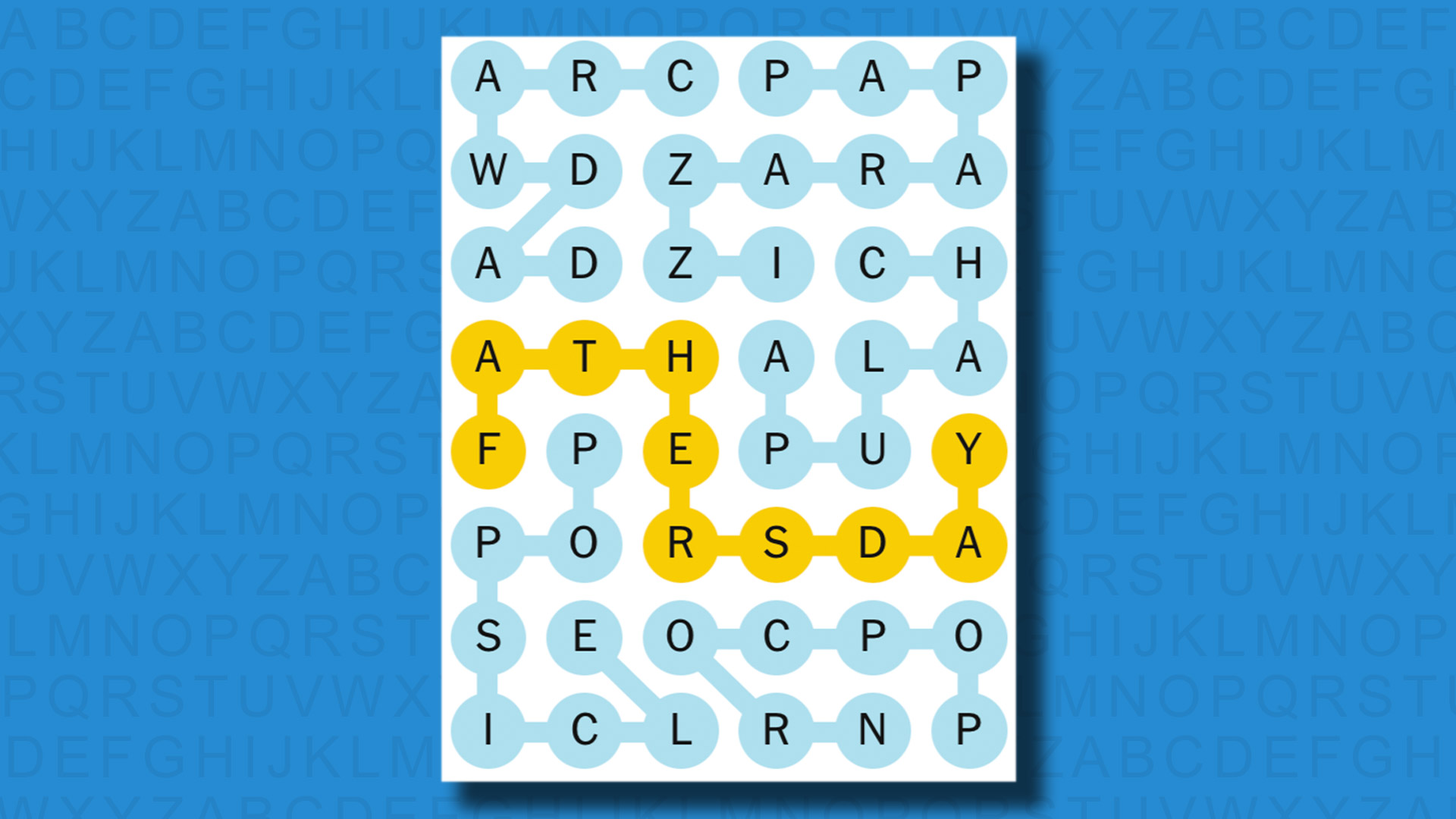 NYT Strands answers for game 469 on a blue background