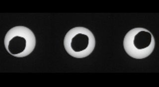 Curiosity Rover Photographs Martian Solar Eclipse
