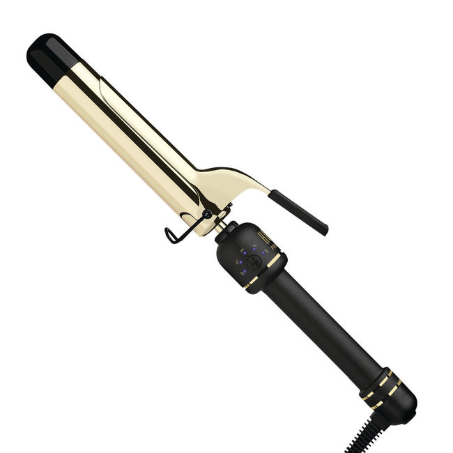 24k Gold Extended Barrel Curling Iron 1 1/4 Inch
