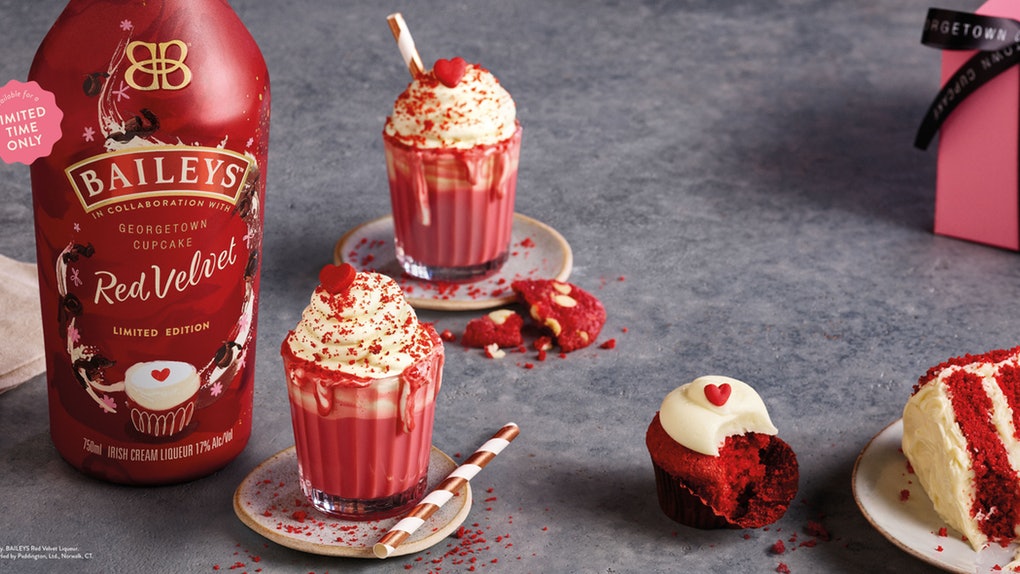 Baileys' limited-edition red velvet cupcake flavour has landed