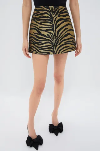 Tuckernuck, Tiger Jacquard Meg Mini Skirt