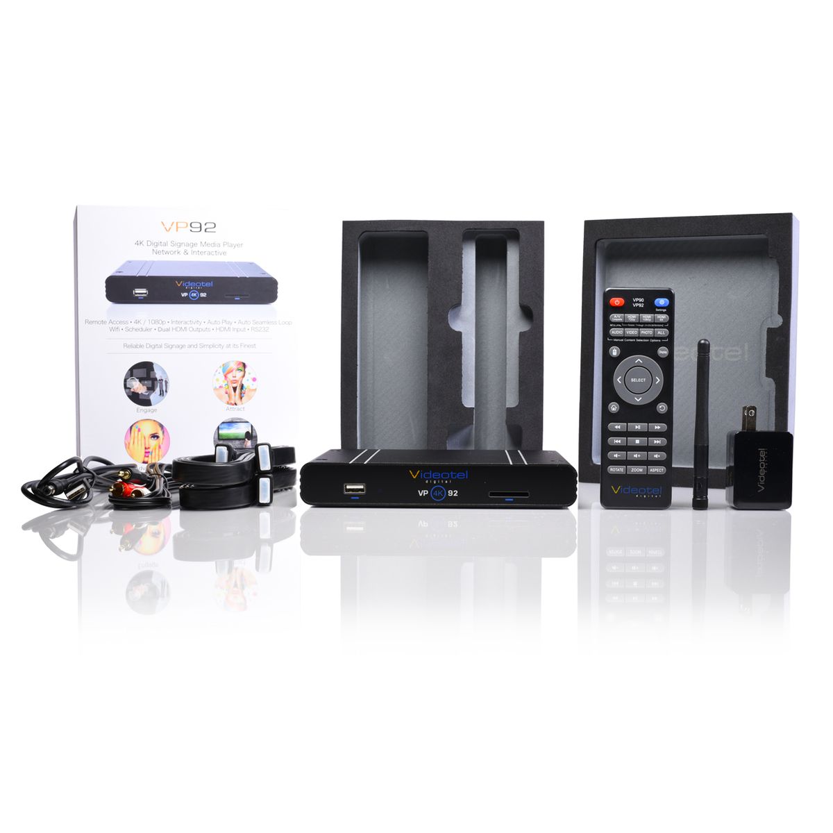 Introducing the Videotel Digital Interactive Digital Signage Media