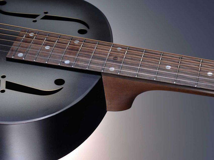 The neck joins the body at the 12th fret